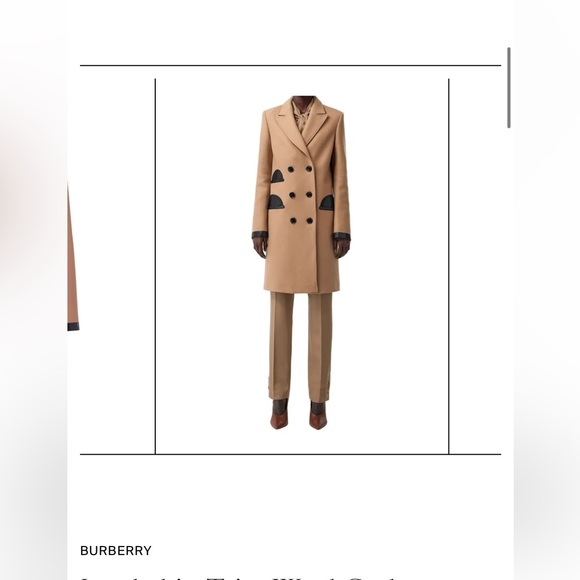 Burberry Camel Wool Cashmere Trench Coat USA 4 - Picture 2 of 16